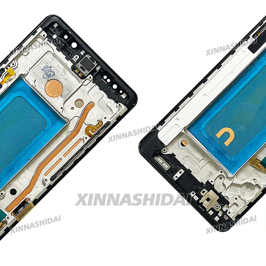 Samsung TFT Note 8 Display-Bildschirm mit Rahmen und Touchscreen-Digitizer-Einheit für N950F N950U N950W N950FD in Schwarz oder Violett - Bild 2