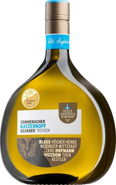 Winzerkeller Sommerach eG Silvaner Weißwein, trocken, Franken, 2022, 0,75 l - Bild 1