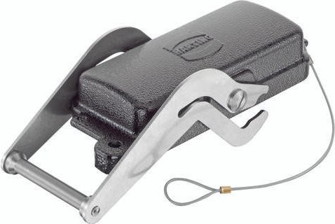 HARTING Abdeckkappe 09400165483 aus Edelstahl in Schwarz - Bild 1