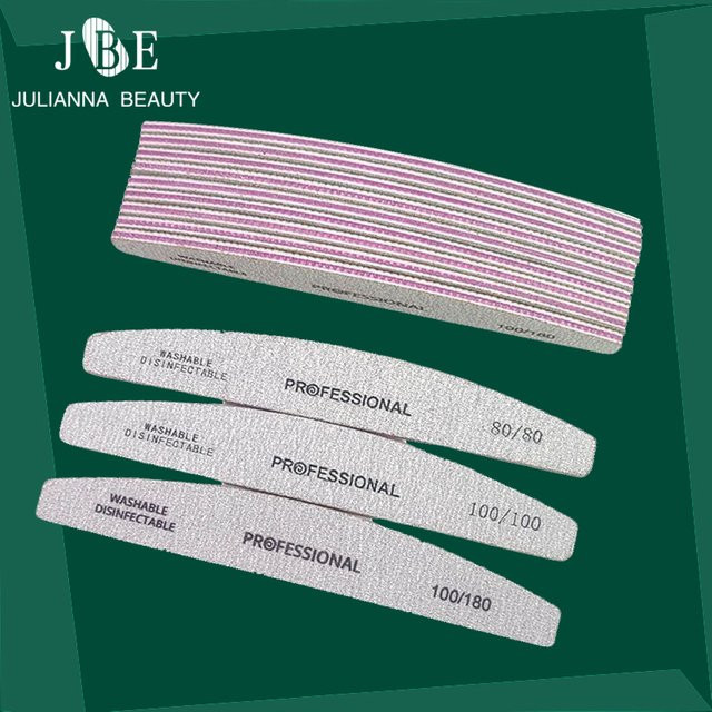 Julianna Beauty Nagel Feilen Set, 100/180 Körnung, Unisex - Bild 1