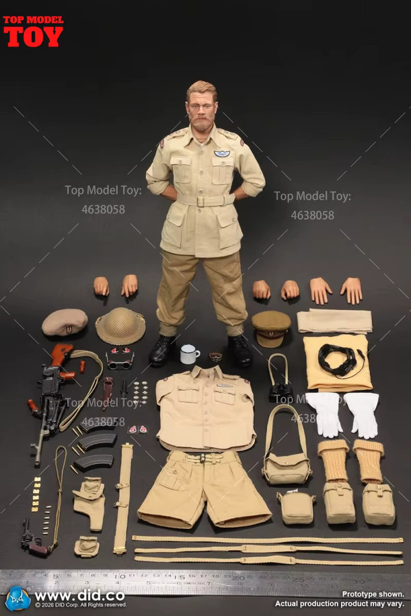DID Britischer Special Air Service Colonel, Soldatenmodell, Maßstab 1:6, ab 14 Jahren - Bild 5