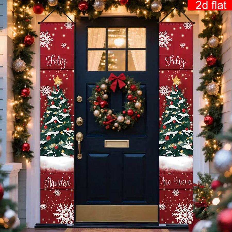 VIKAMA Weihnachtsdekoration 2-teiliges Set für Wände, Veranden und Weihnachtsbäume - Bild 3
