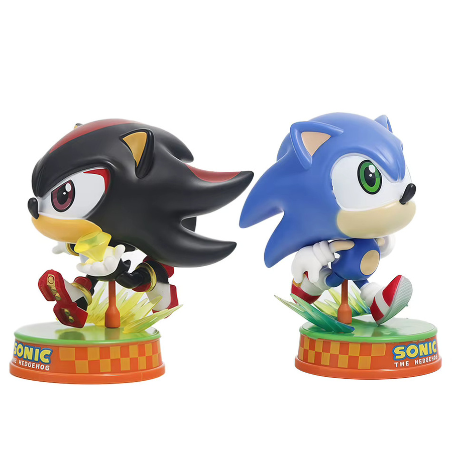 Sega Sonic & Shadow The Hedgehog Figur, Sammlermodell, Kunststoff - Bild 2