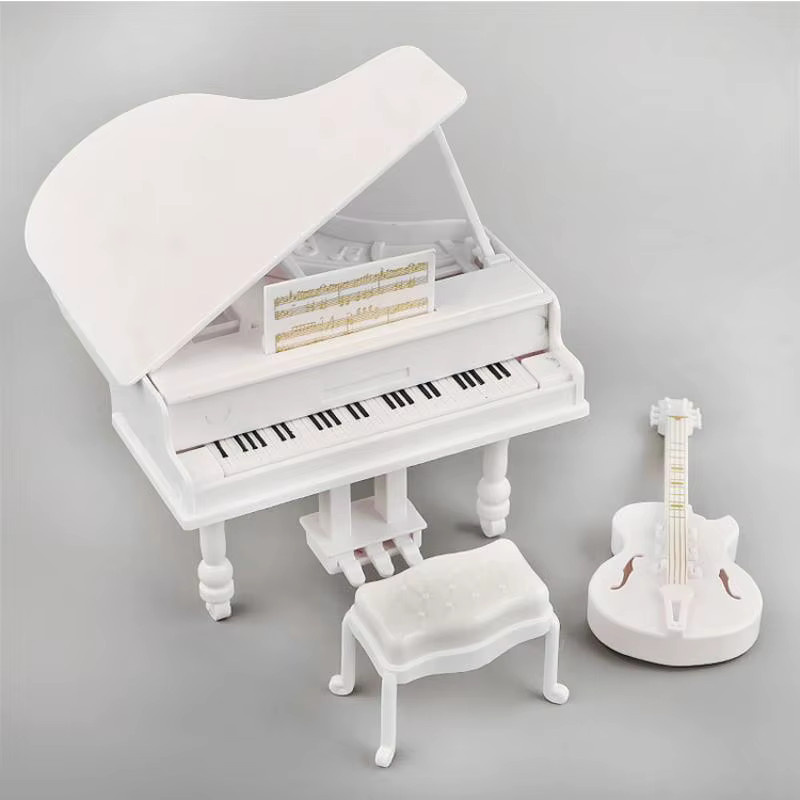 DIAPER&CORED Puppenhaus Möbel, 3-teiliges Set, Musikinstrument Zubehör - Bild 1