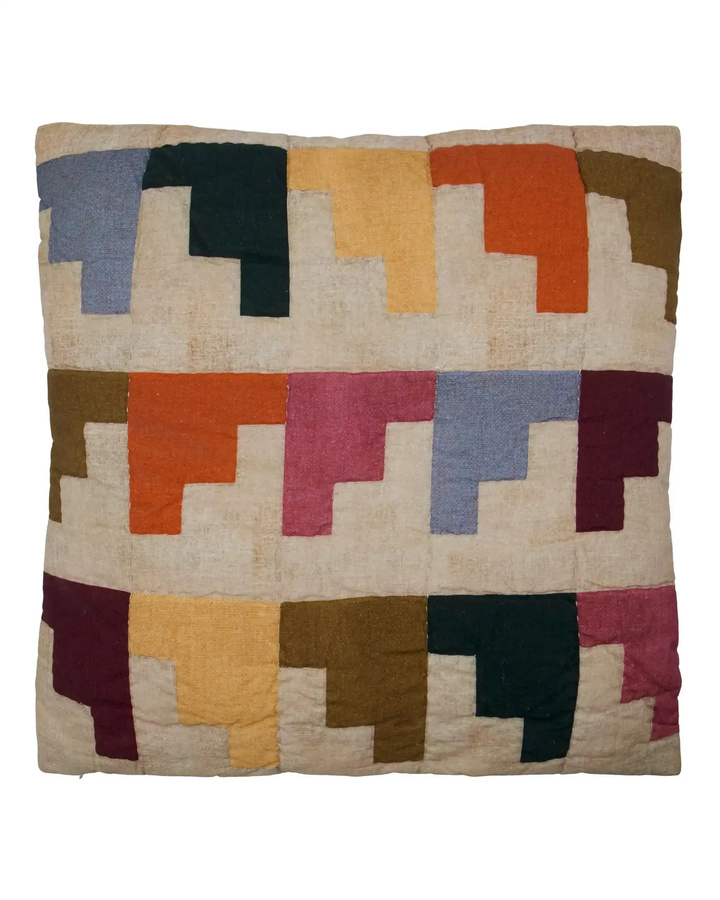 House Doctor Kissenbezug Block Multi mit grafischem Muster, B/B/H: 50 x 50 x 50 cm - Bild 1
