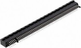 Molex PCI-Express-Sockel mit 230 Polen in Schwarz und Gold, Rastermaß 1.00mm, Artikelnummer 877153909 - Bild 1