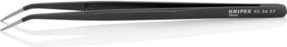 KNIPEX Universalpinzette 92 34 37 gewinkelt Spitz aus Stahl in Schwarz - Bild 2