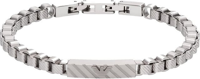 Emporio Armani Armband, Edelstahl, Silber, Herren - Bild 1