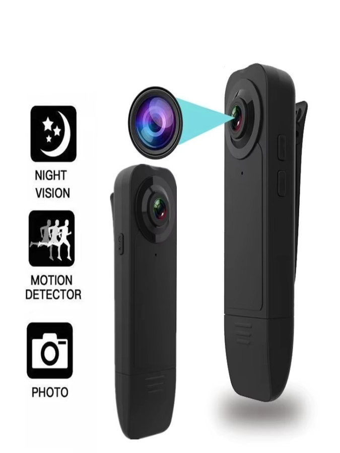 POVCAN A18 Mini-Stiftkamera 1080P HD Action Cam mit Nachtsicht in Schwarz - Bild 7