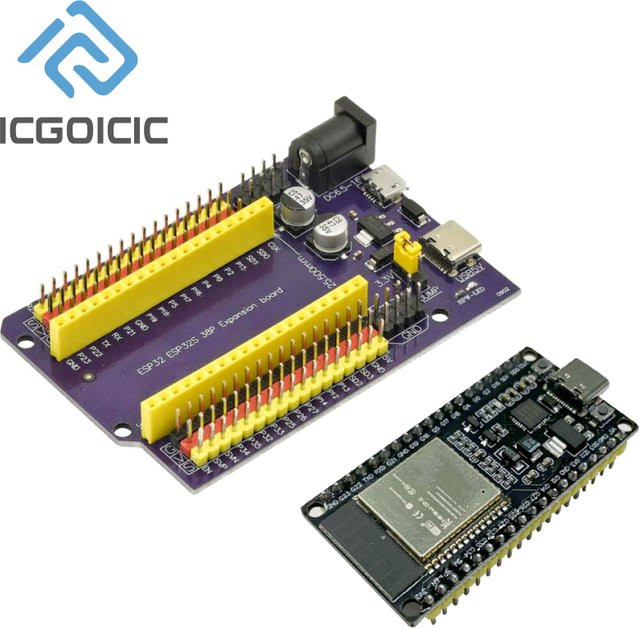 SZYTF ESP32 DevKitC-32 Erweiterungsplatine mit CP2102 WiFi und Bluetooth Dual-Core-Modul, USB-C Anschluss, 38 Pins - Bild 1