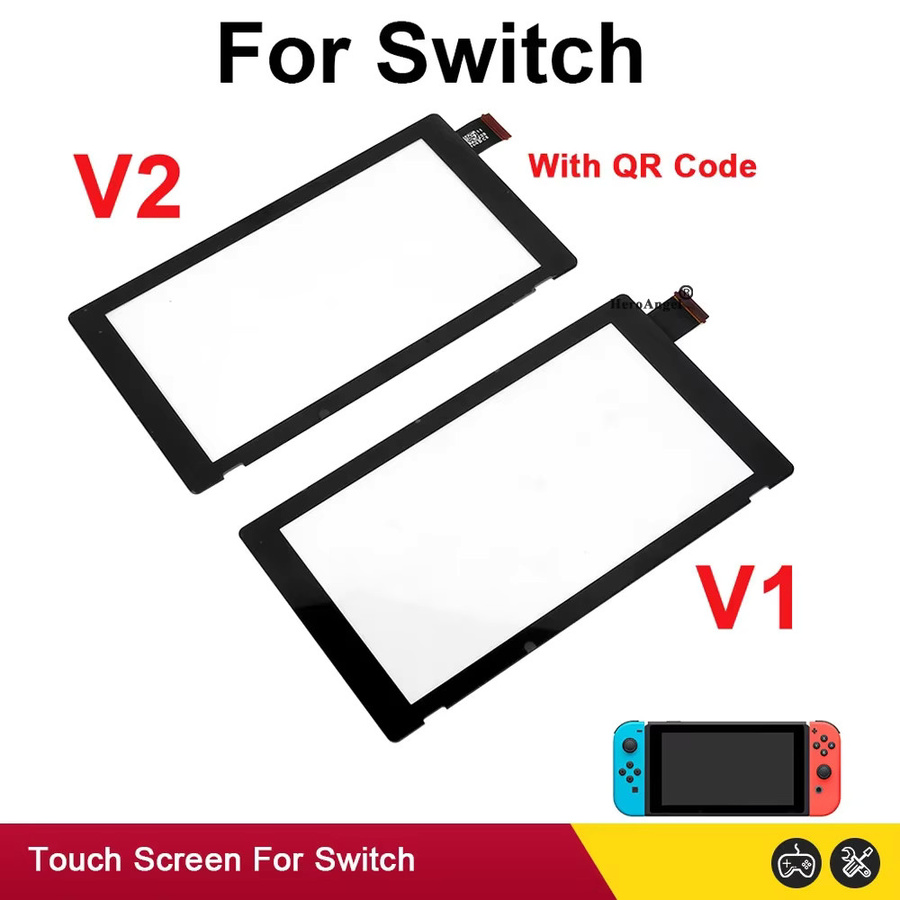 HeroAngel Ersatz Touchscreen Digitizer Glas für Nintendo Switch V1 und V2 in Schwarz - Bild 1