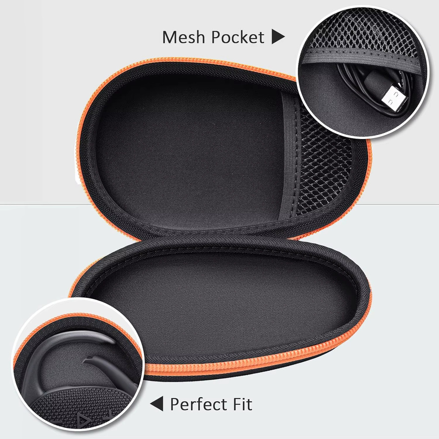 Schützendes Reiseetui für JBL Clip 5 und Clip 4 Bluetooth-Lautsprecher, tragbare Aufbewahrungstasche, Schwarz - Bild 4