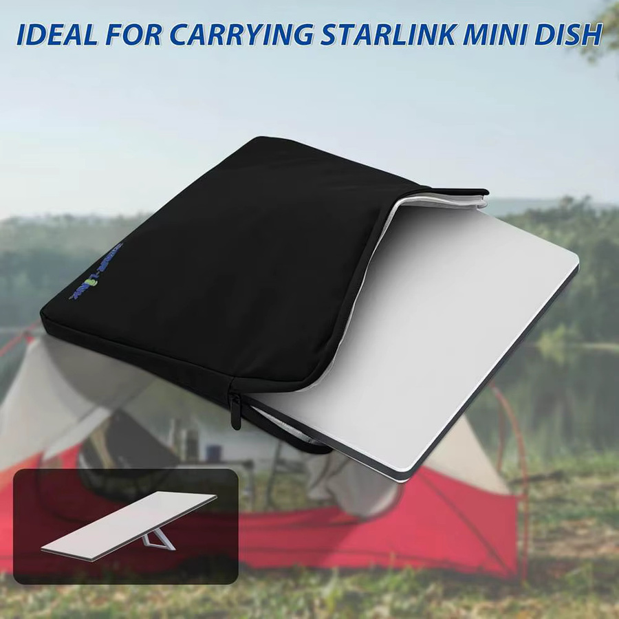 Starlink Mini Tragetasche Reiseetui in Schwarz für Outdoor und Camping - Bild 2