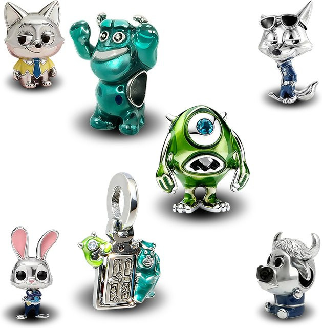Potdemiel Charm-Perlen, Zootopia und Monster Power Company, Damen - Bild 1