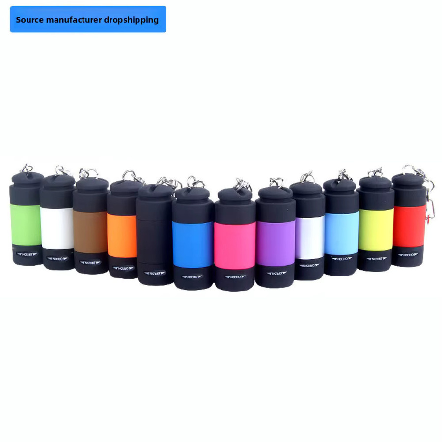Hersteller Direct Batch Mini-Taschenlampe mit LED und USB-Aufladung als praktischer Schlüsselanhänger aus Kunststoff - Bild 3