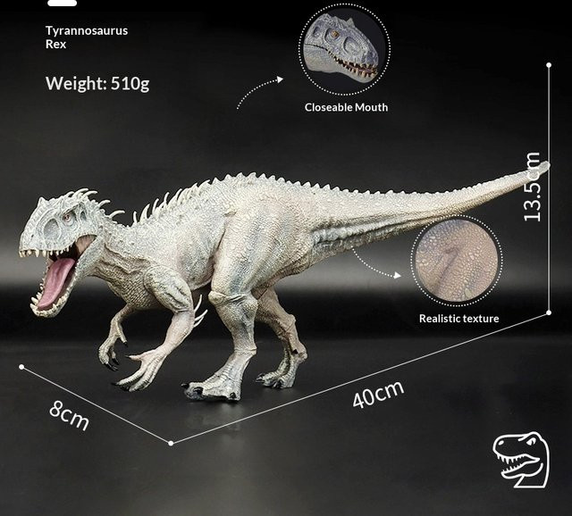 HEROCROSS Indominus Rex Dinosaurier-Figur, mit beweglichem Kiefer - Bild 1