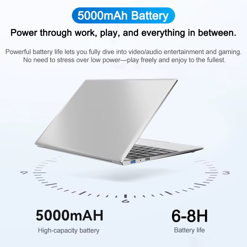 Lenovo HOT Ultra Slim Laptop 14,1 Zoll Silver mit Intel Core i7 8650U, 32GB RAM, 2TB Speicher und Windows 11, Full HD Display - Bild 2