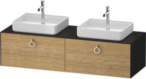 Duravit Waschtischunterschrank White Tulip in Weiß, Breite: 160 cm, Tiefe: 55 cm, Höhe: 40,8 cm - Bild 1