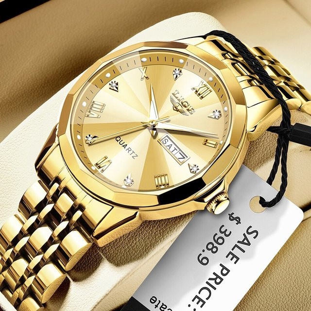 LIGE Armbanduhr Edelstahl, Quarz, Herren, wasserdicht - Bild 1