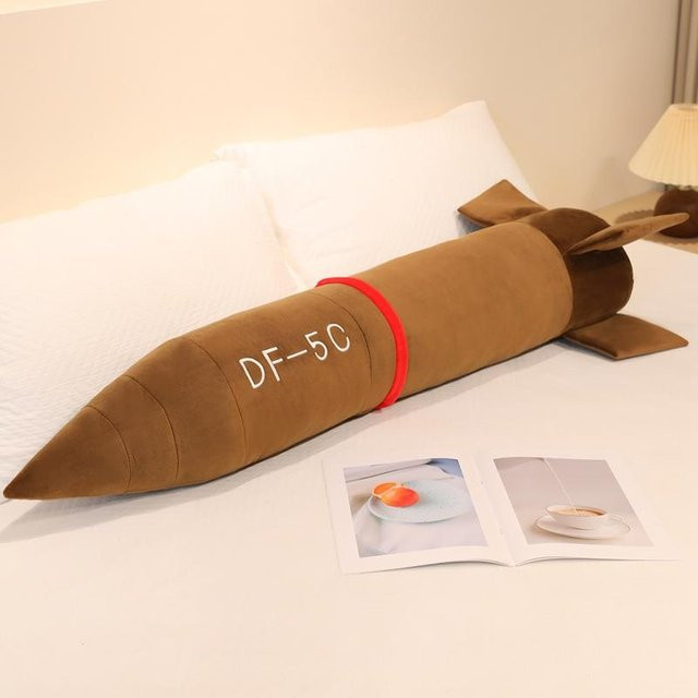Yiran toy Raketen Plüschkissen Raketenmodell, Kuschelpuppe, 60cm - Bild 1