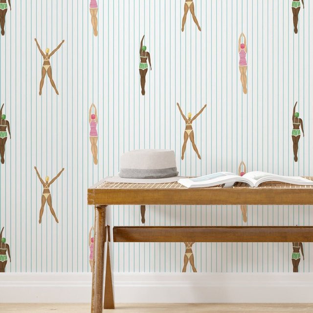 Selbstklebende Vintage-Tapete mit floralem Retro-Design von &Tradition in Multicolour - Bild 1