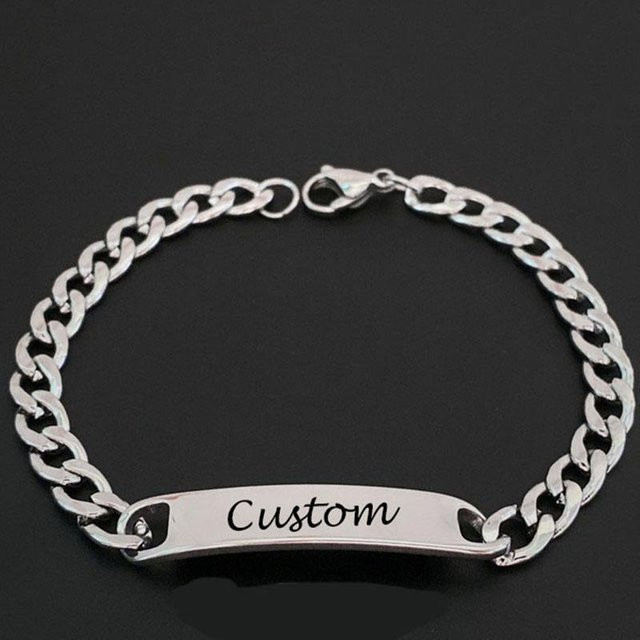 YULIN Armband Edelstahl, Silber, Unisex - Bild 1
