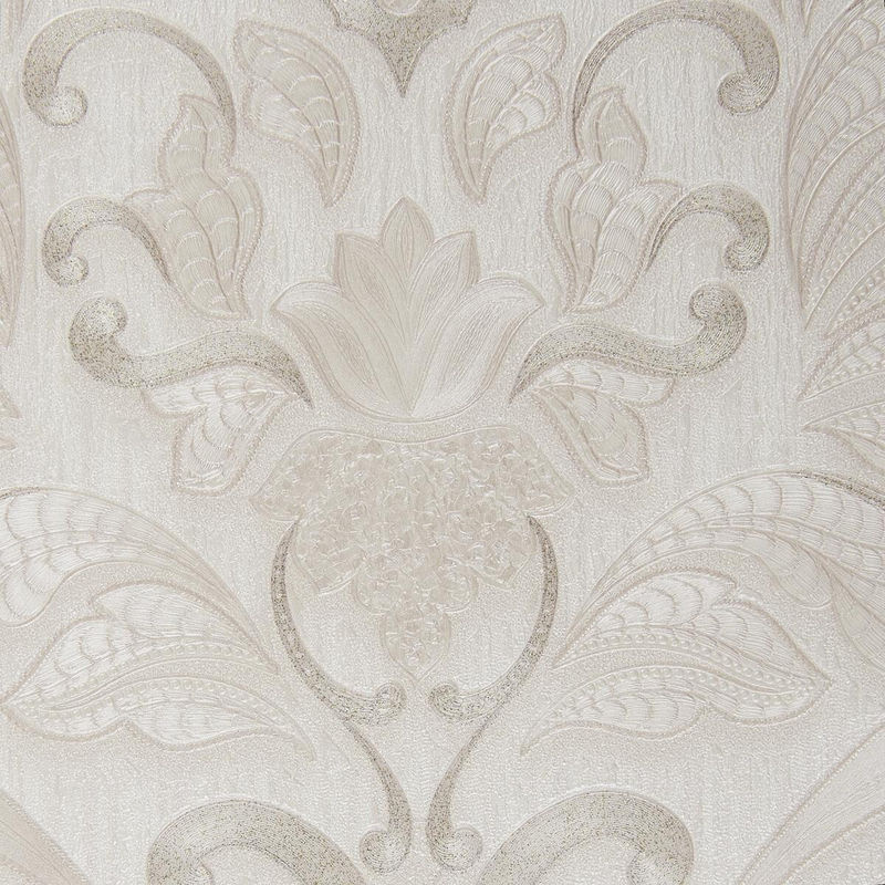 Bricoflor Vliestapete Ornament Barock in Silber Beige B/L: 53 x 1005 cm - Bild 2