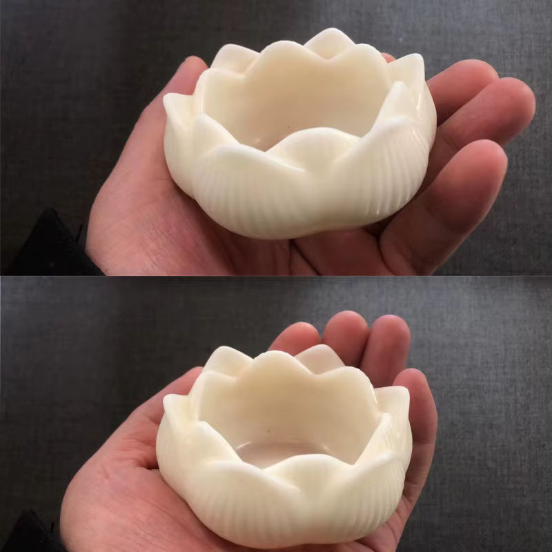 Silikonform Tathagata Buddha für Kerzen, Seife, Harz oder Gips zur DIY-Dekoration in Weiß - Bild 1