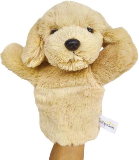Niedliche Welpen Plüsch Handpuppen, 6er Set, ab 14 Jahren - Bild 1