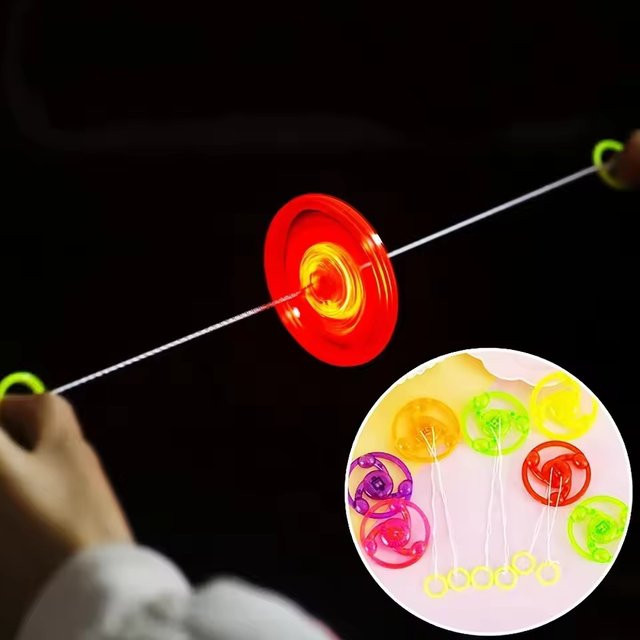 5er Set Meade Leuchtendes Kinder Spielzeug mit Lichteffekt und Schwungrad in Multicolour - Bild 1