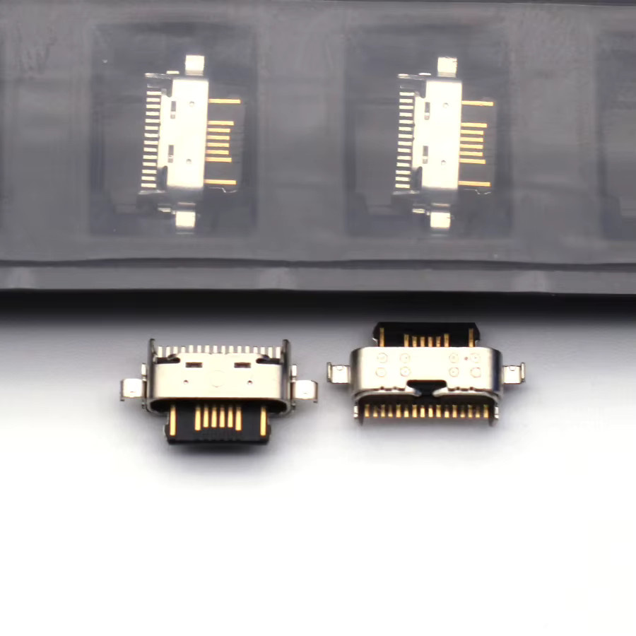 10 Stück Micro-USB Ladeanschluss-Stecker für Motorola Moto G9 Power XT2091-3, G8 Play XT2015 und G50 XT2137-2 in Silber - Bild 3