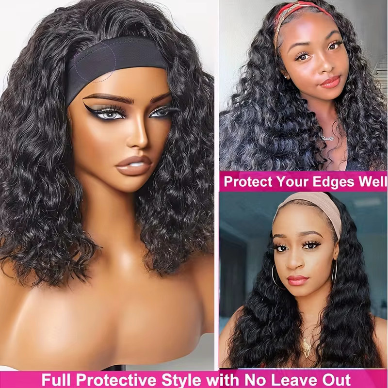FIUMER Haarband-Perücke aus Echthaar, Body Wave, Damen - Bild 2