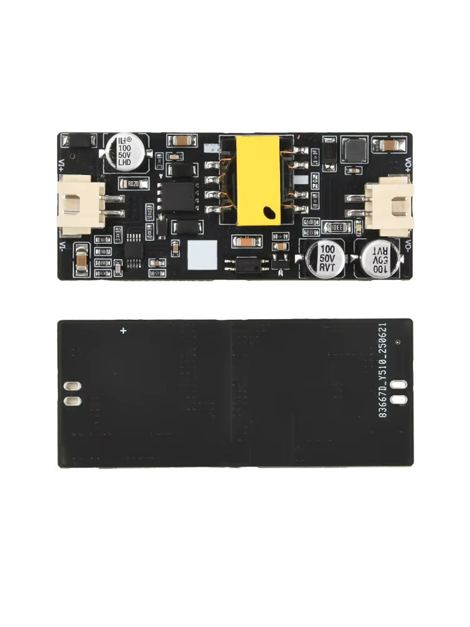 diymore DC-DC-Wandler Isoliertes Stromversorgungsmodul Eingang 12–24 V Ausgang 12 V oder 24 V 15 W Schwarz mit Signal-/Doppelendklemmenkabel - Bild 5