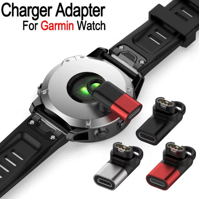 Garmin Ladekabel-Adapter, Silikon, Schwarz, USB-C/Micro USB/Lightning - Bild 1