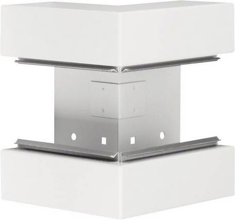 Hager Außeneck BRS6517039016 Weiß B: 17,0 cm, T: 6,8 cm - Bild 1