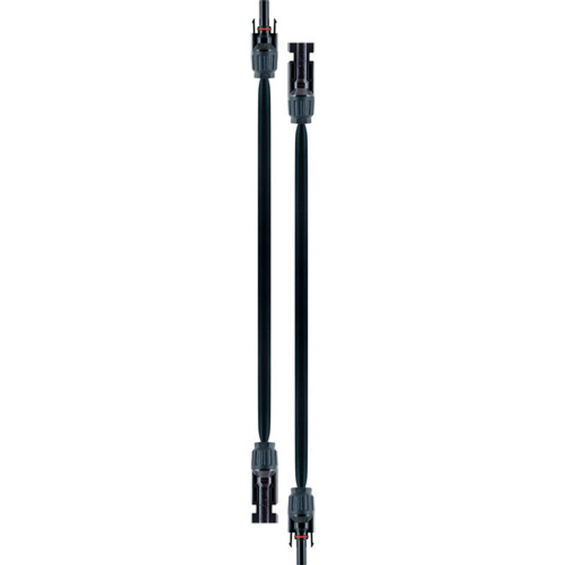 Schwaiger Solarstecker Flachkabeladapter SOMC4030 Schwarz, Länge: 30 cm - Bild 2
