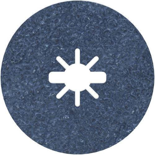 Bosch Fiberschleifscheibe Best for Metal X-LOCK für Winkelschleifer, Durchmesser: 125 mm, Körnung: 24, Farbe: Blau - Bild 1