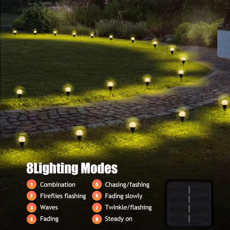 Leclstar Solar-LED-Blasenkugel-Rasenlichter in Multicolour, moderne dekorative Gartenleuchten für Terrasse und Außenbereich - Bild 3