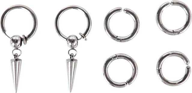 Wucifang Jewelry Ohrringe, Metall, gray, Unisex - Bild 1