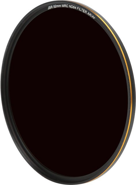 Junestar ND64 Neutraldichte Filter 82mm in Schwarz mit mehrschichtiger Beschichtung und wasserdichter Oberfläche - Bild 1