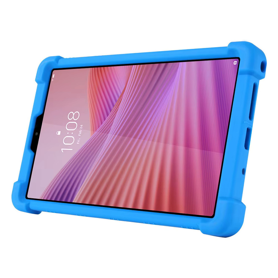 Kinderfreundliche Silikonhülle mit verstellbarem Ständer für Lenovo Tab K9 und Tab One 8,7 Zoll (TB305FU) in Blau oder Grün - Bild 2