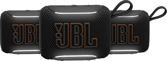 JBL Go 5 Bluetooth Lautsprecher Schwarz 3er-Pack mit IP68 Schutz - Bild 1