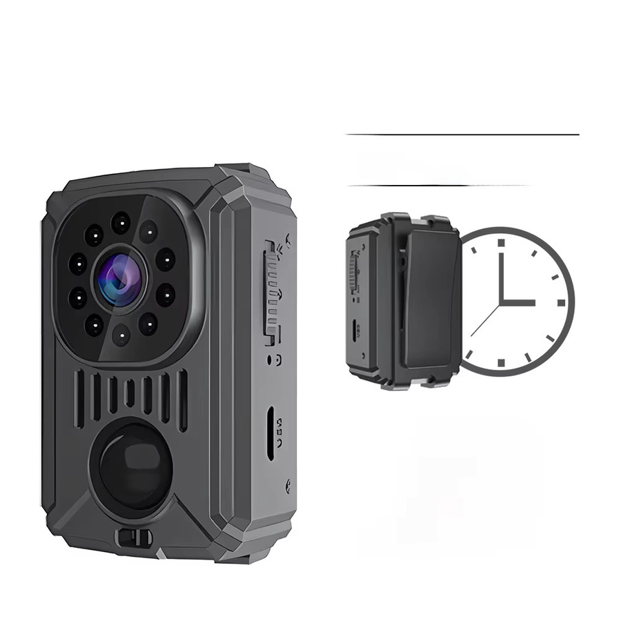 YNMEE Mini-Camcorder 1080p Digitale Mini-Kamera mit Nachtsicht in Schwarz - Bild 6