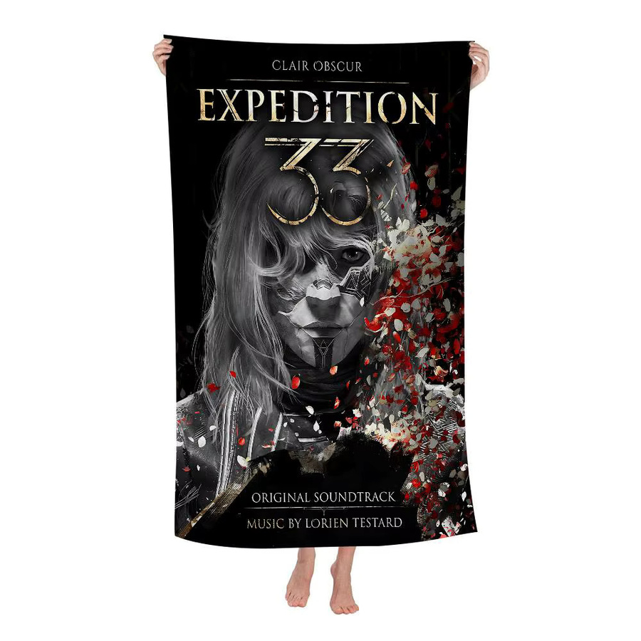 Potdemiel Strandtuch Game Clair O-Obscur E-Expedition 33 aus Mikrofaser in Bunt - Bild 6