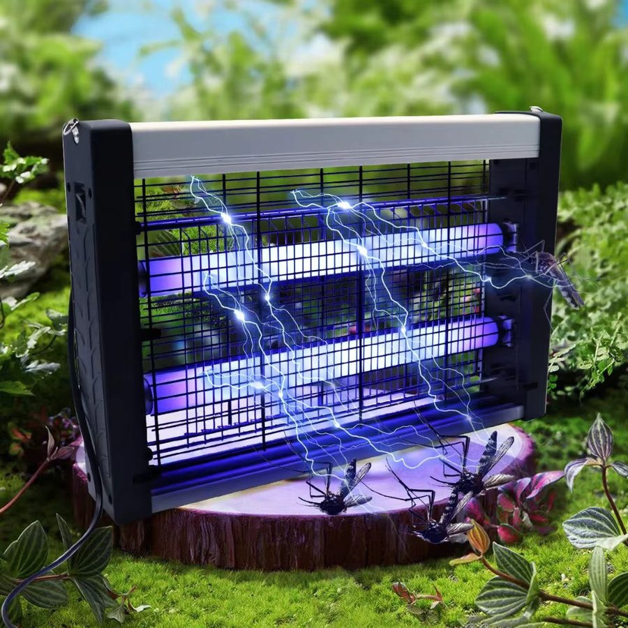 Joyinled elektrischer UV-Mückenvernichter Schwarz, wiederaufladbare Insektenvernichter Lampe für innen und außen zur geräuschlosen Schädlingsbekämpfung - Bild 2