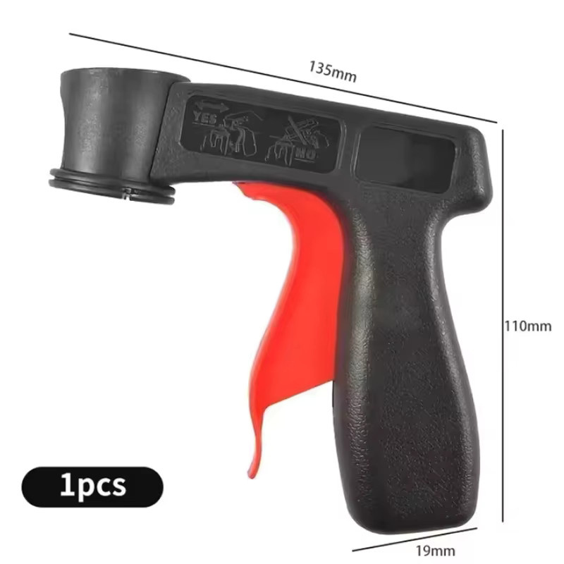 Elektrische Handspritzpistole aus Kunststoff in Schwarz für farbwechselnde Folienkleber zur Autopflege - Bild 6
