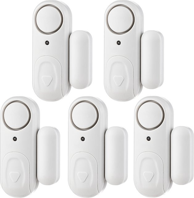 KERUI Tür-Fenster-Magnet Sensor-Detektor mit 100 dB Alarm, kabelloser Sicherheitsalarm in Weiß - Bild 1