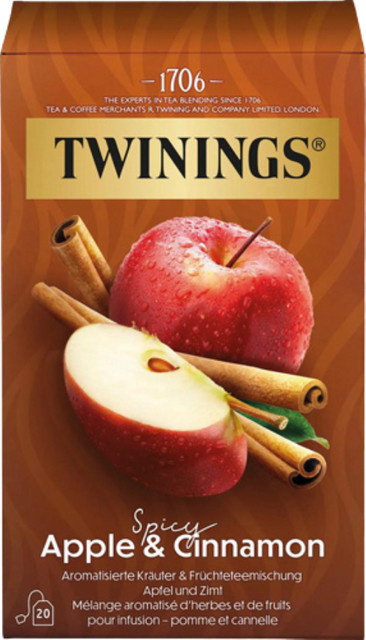 Twinings Spicy Apple & Cinnamon, Früchtetee, Teebeutel, 30g - Bild 1
