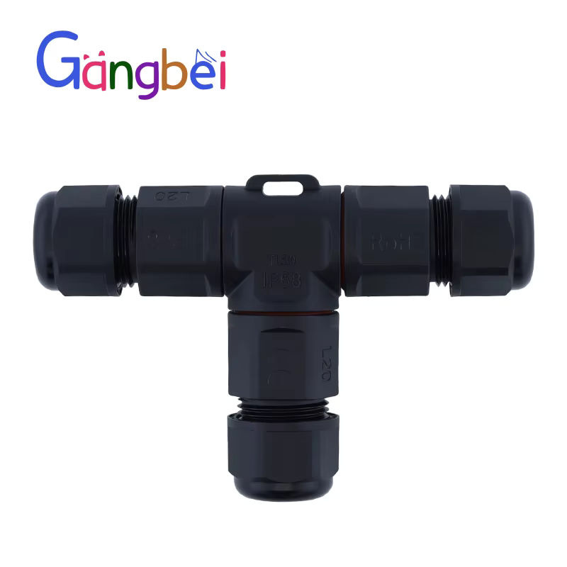 Gangbei IP68 Wasserdichter Kabelstecker mit 2/3/4 Pin Schraubverdrahtungsklemmen als Drahtverbinder für elektrische Lichtanschlusskästen - Bild 3