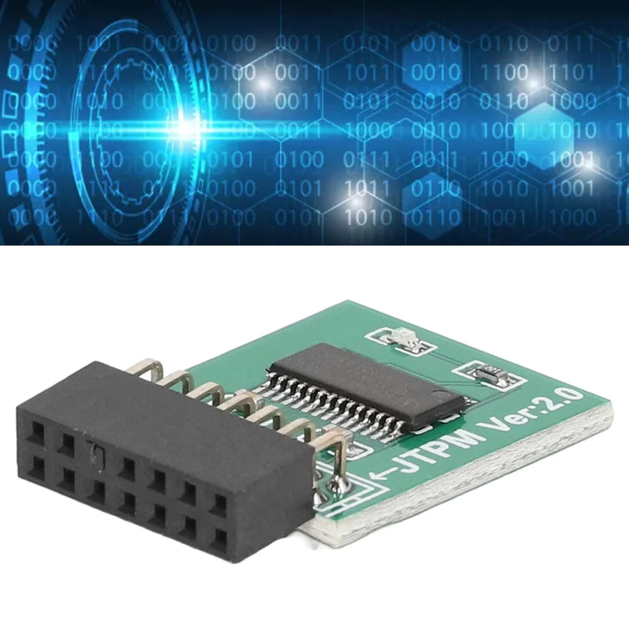 MSI TPM 2.0 Modul mit 14-poliger LPC-Schnittstelle für Windows 11, grün - Bild 4
